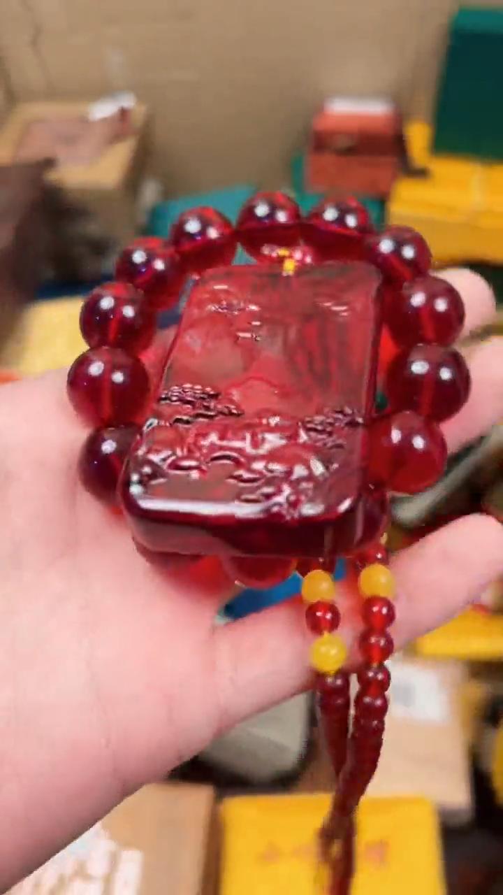 【闪购商品】血珀颈饰未镶嵌好运来直播间专属链接