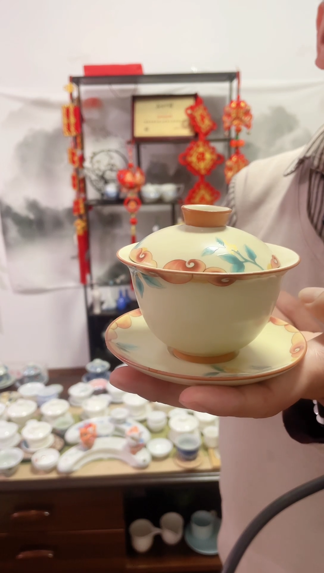 【闪购商品】【瓷心匠物】直播间福利专款黄汝桂枝盖碗