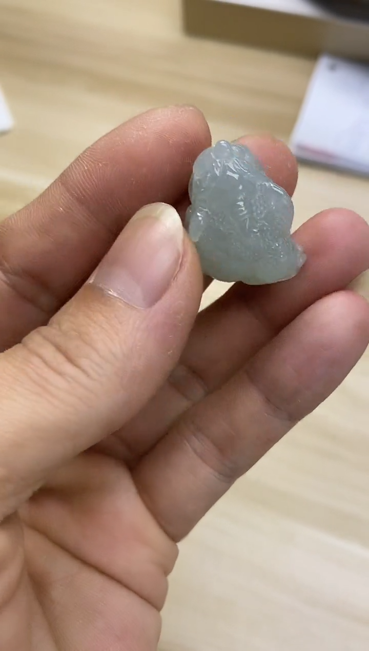 颈饰银S925镶嵌翡翠12天然缅甸翡翠A货