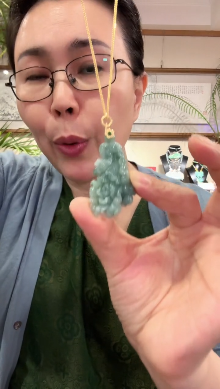 【闪购商品】翡翠颈饰未镶嵌国风