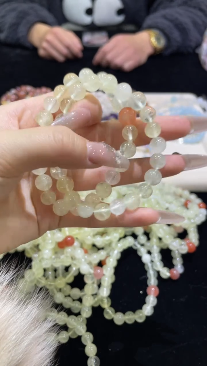 【闪购商品】烟晶手链合金28浮力013