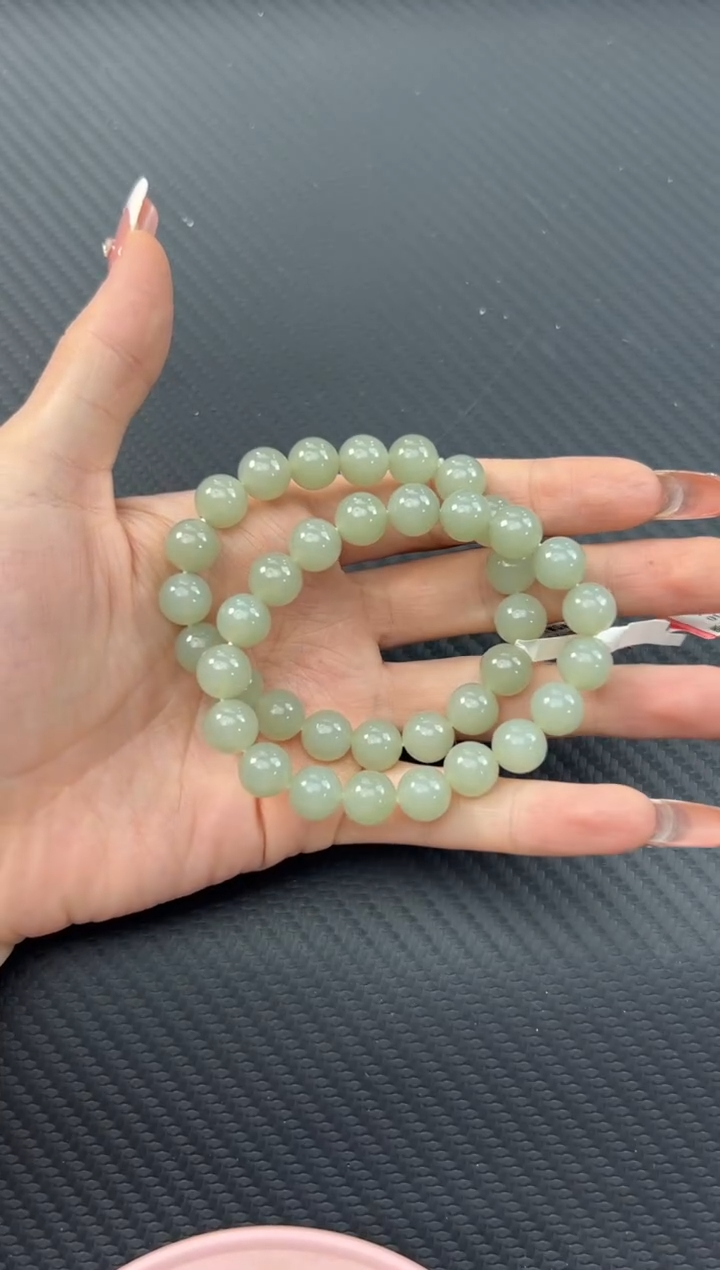 【闪购商品】和田玉手串未镶嵌且末近矿卡10手串多样性发货拍一发一