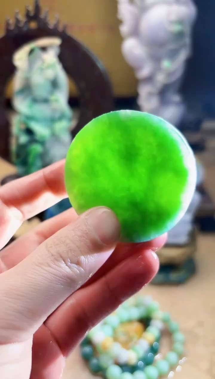 未镶嵌挂件翡翠A货张麦9650