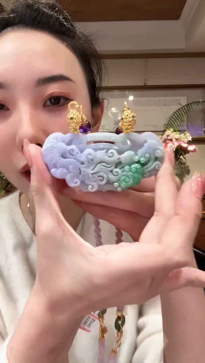 【闪购商品】翡翠颈饰未镶嵌国风
