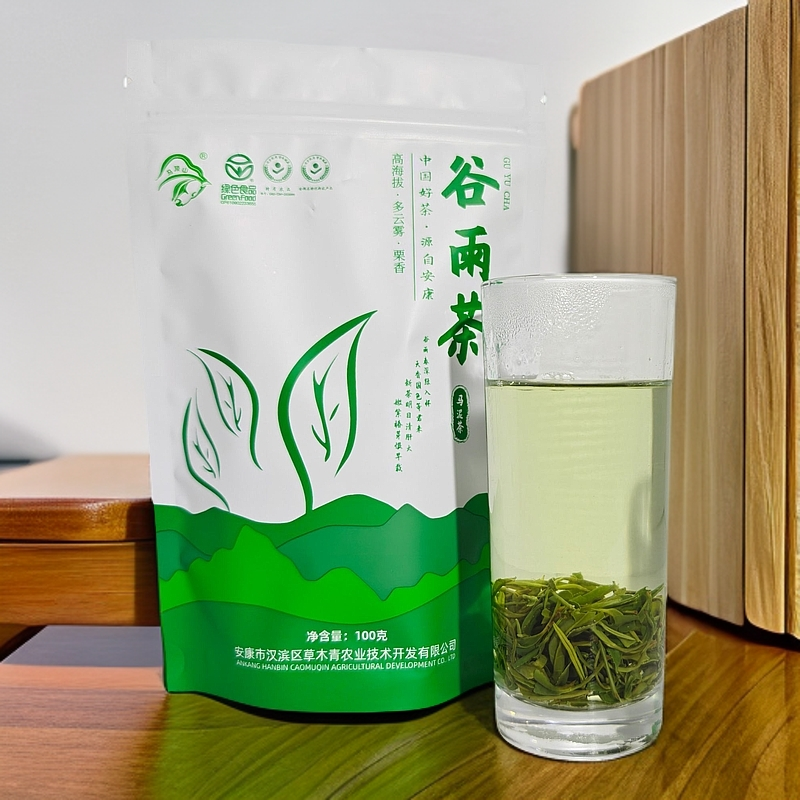 【口粮茶】25年新茶陕南马泥茶雨前茶板栗香袋装自饮茶叶高山茶