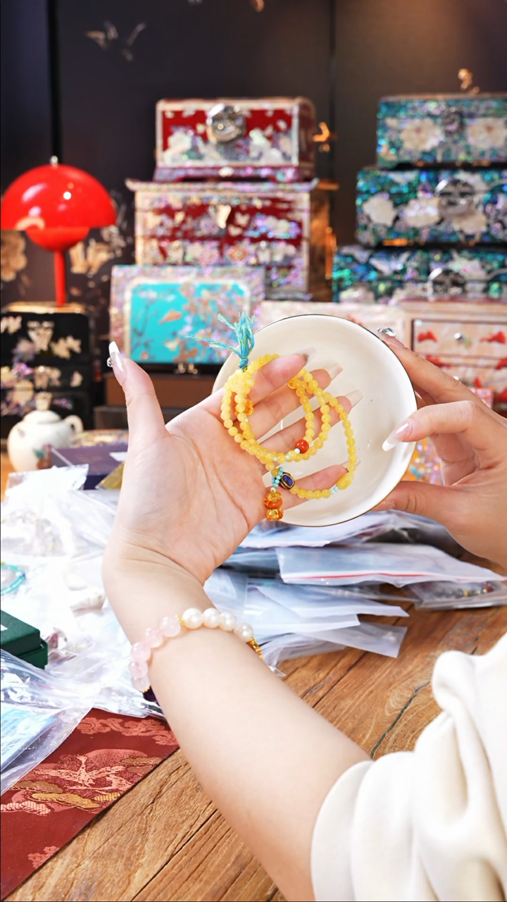 【闪购商品】瓷片豆包儿推荐饰品摆件