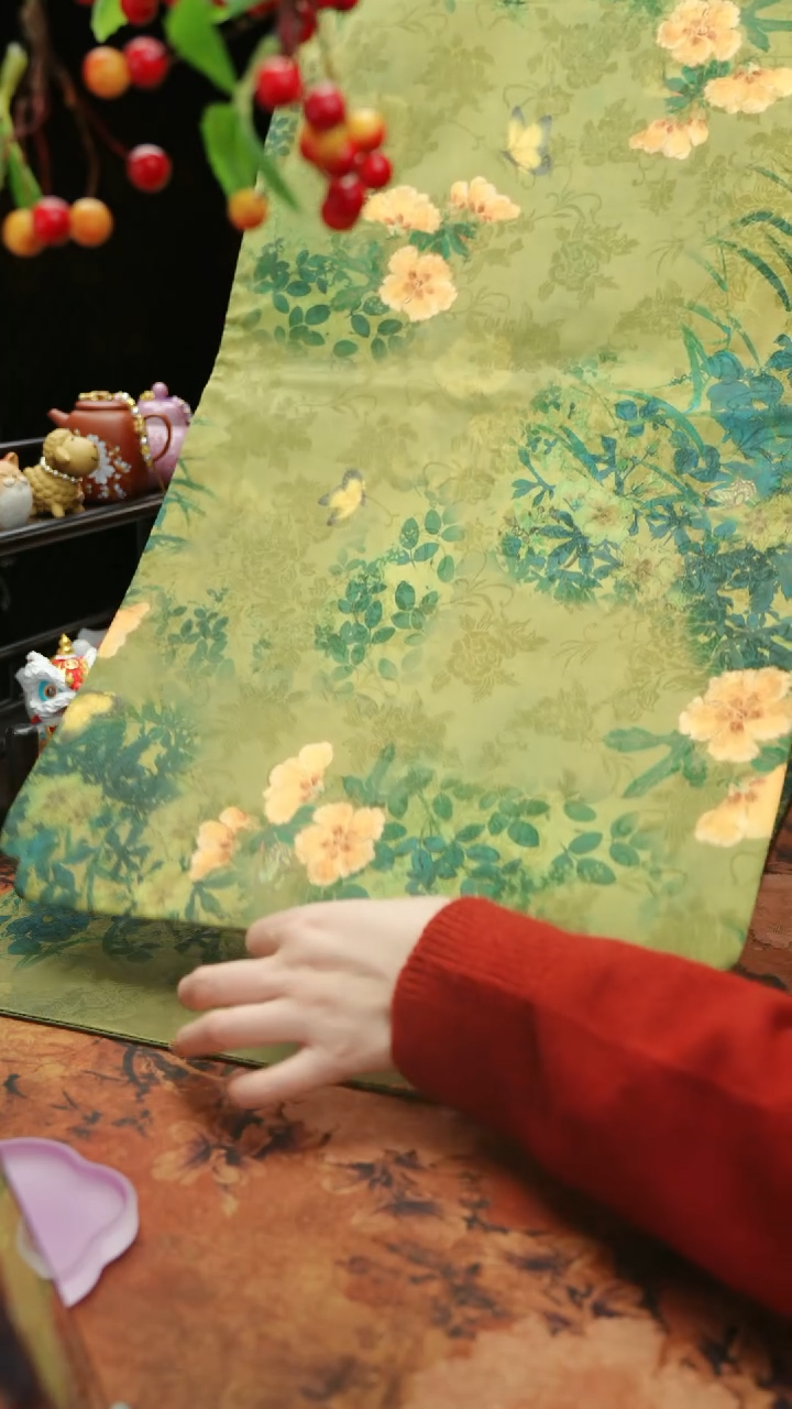 【闪购商品】68*36春颜缎面防水茶席