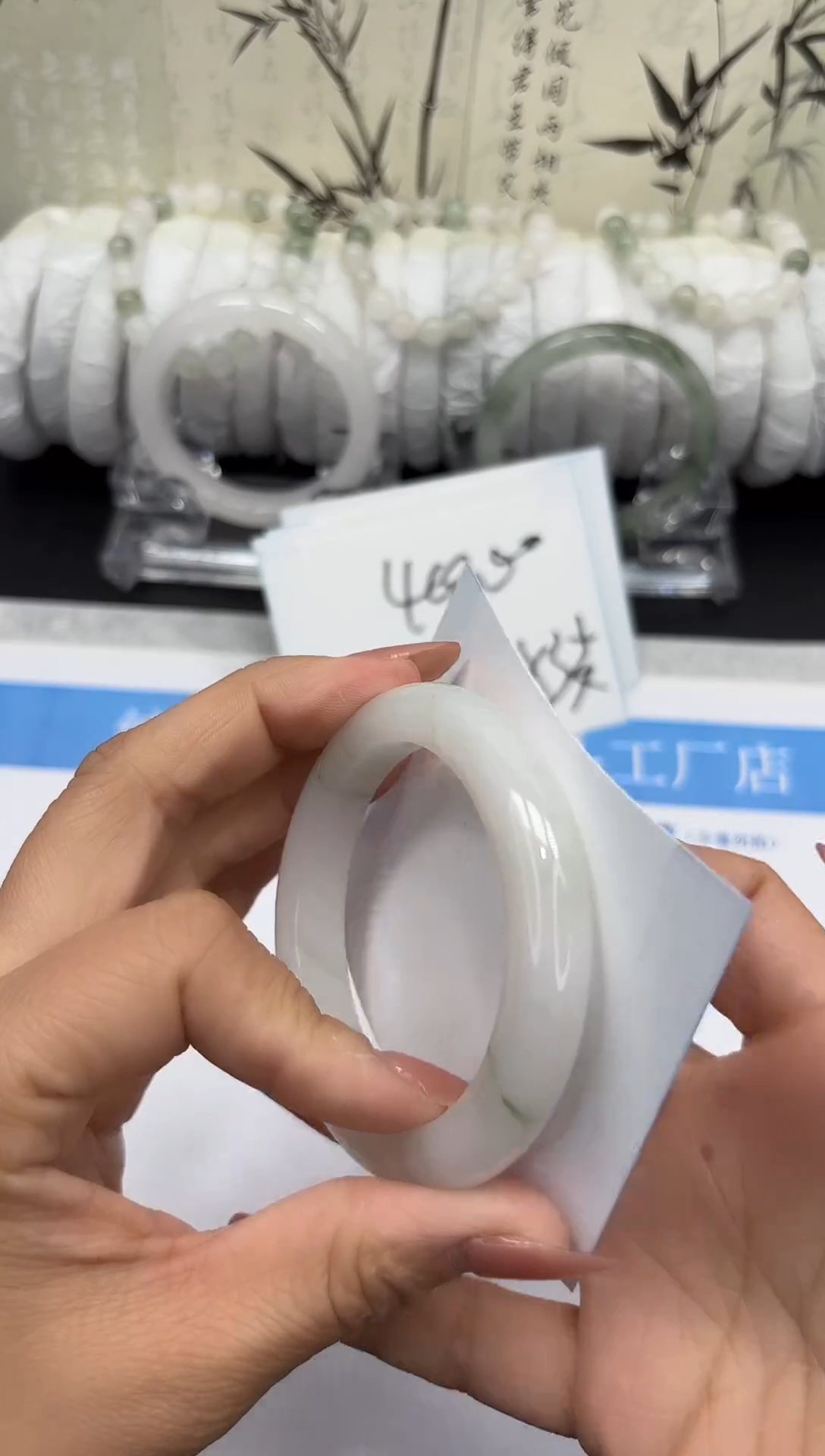 未镶嵌手镯石英质玉A206-51/52/53