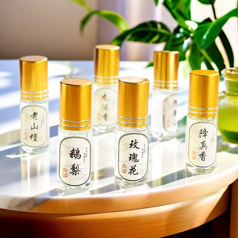 (主播现玩)中式香薰精油一瓶5ml草本萃取植物精华栀子花清新月季