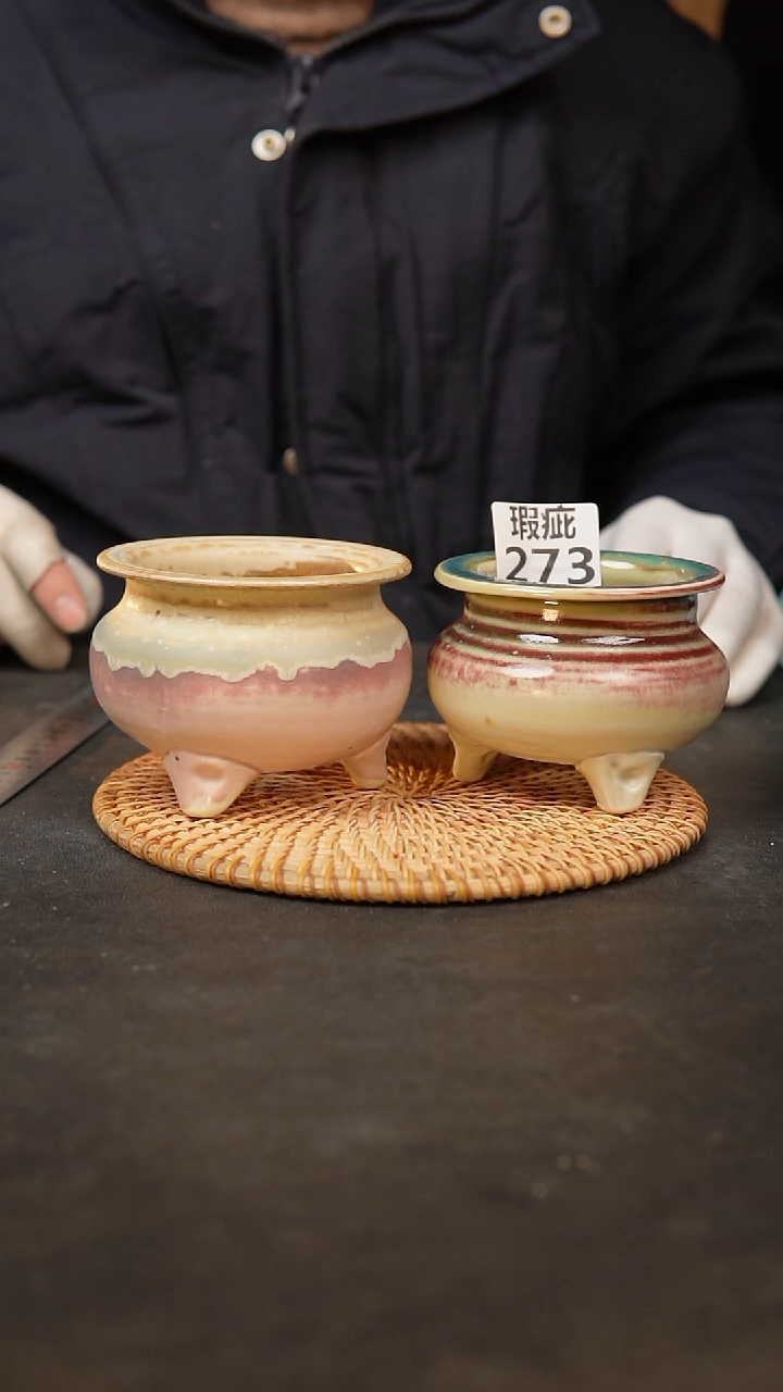 【闪购商品】瓷片273泥泥手工花盆