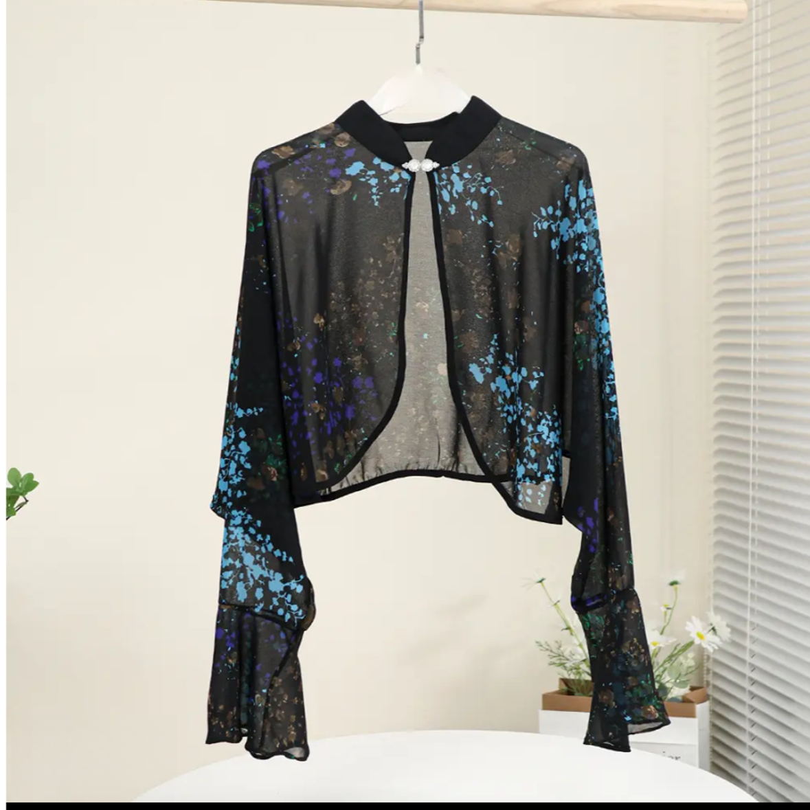 P016 星空蓝 防晒披肩斗篷夏季时尚百搭