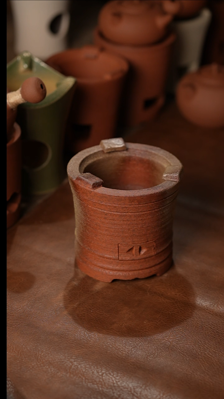 068窑变收腰炭炉