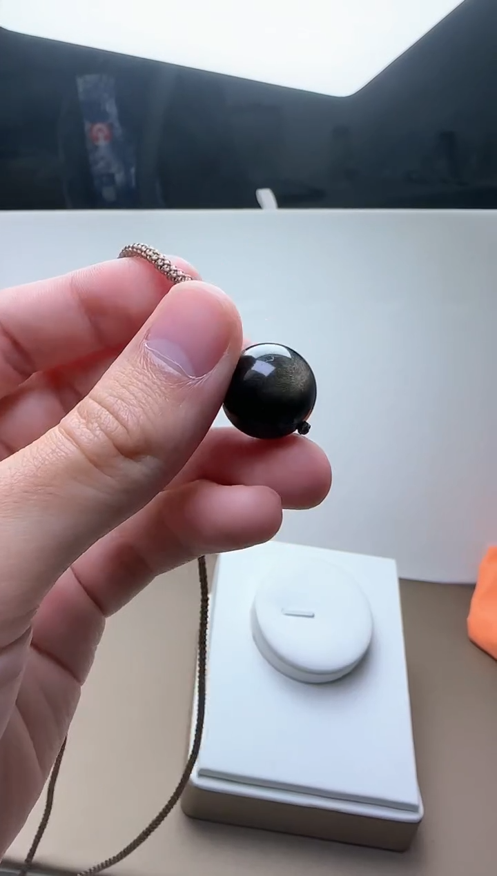 【闪购商品】黑曜岩吊坠(不含链)未镶嵌黑曜石吊坠