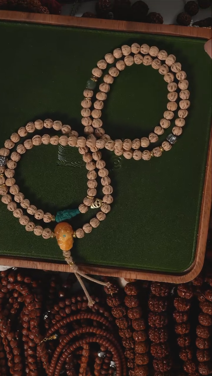 柏香籽/百香籽吊坠【守护神】葡萄搭配百香长串8+