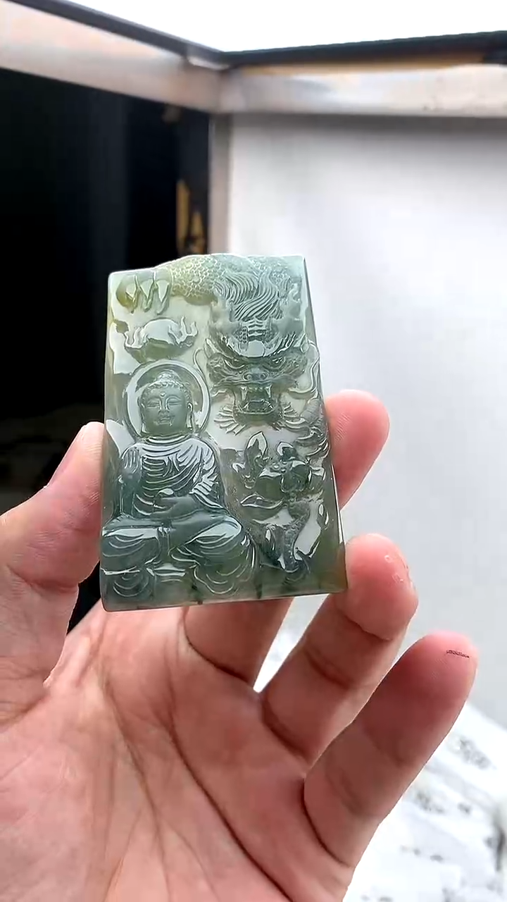 颈饰未镶嵌翡翠阿弥陀佛