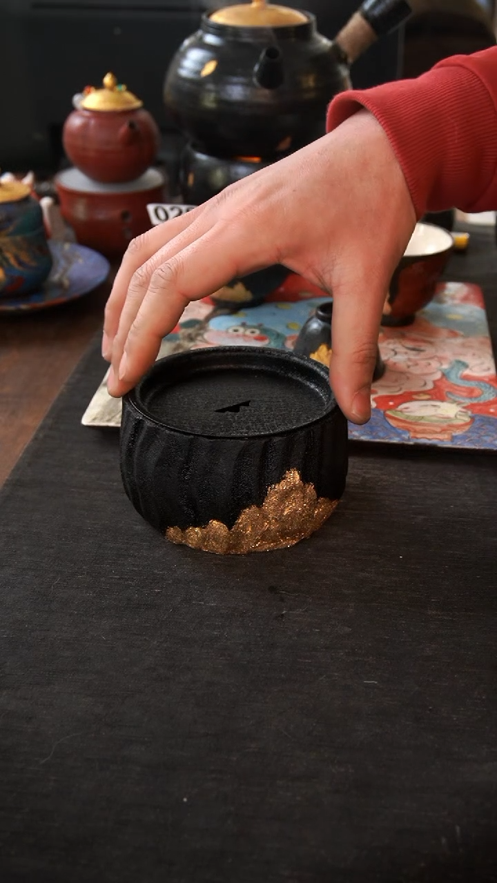 【闪购商品】其他068大漆金箔小康茶器