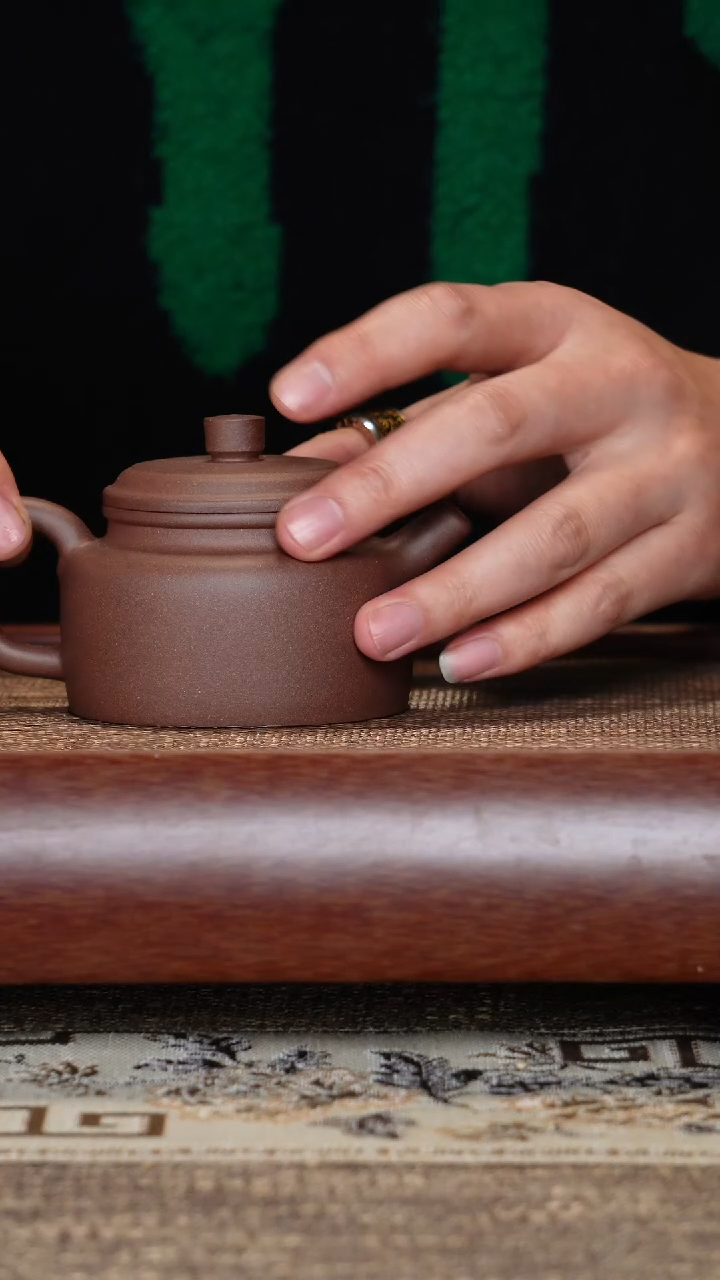 【闪购商品】紫砂茶壶德钟50目明清风格紫泥半手工