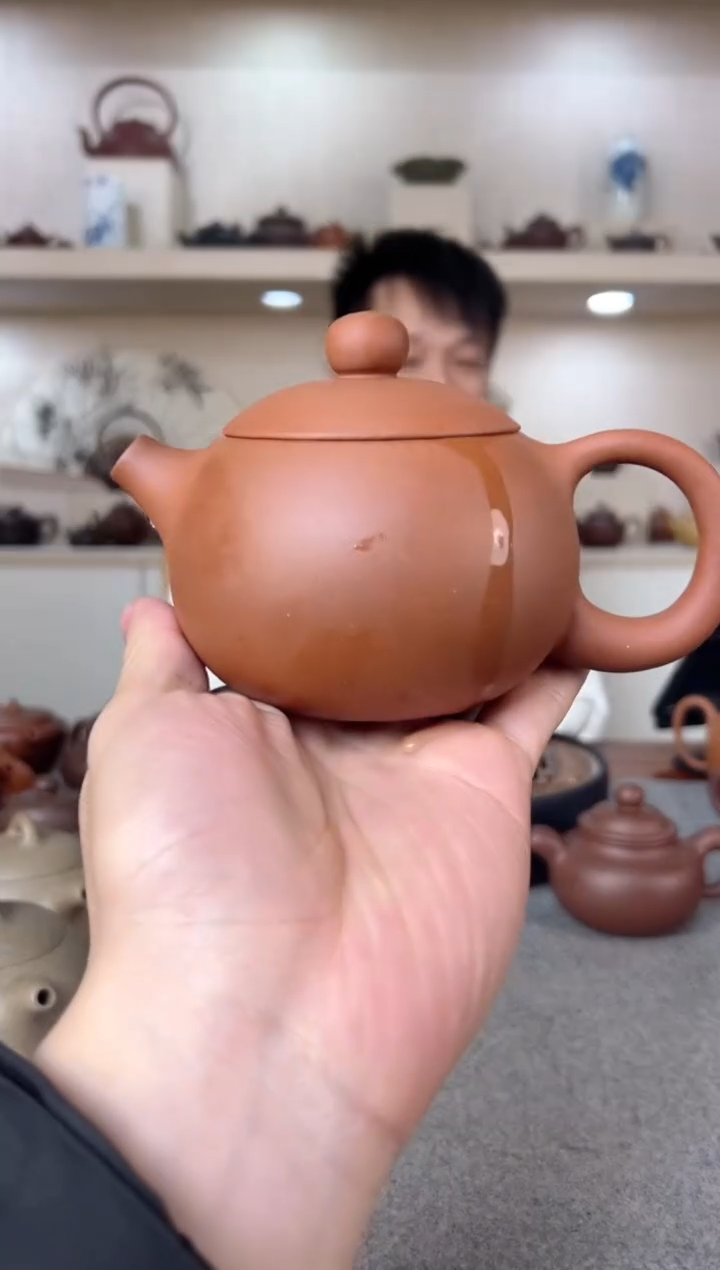 【闪购商品】紫砂茶壶西施壶 清水泥 半手工