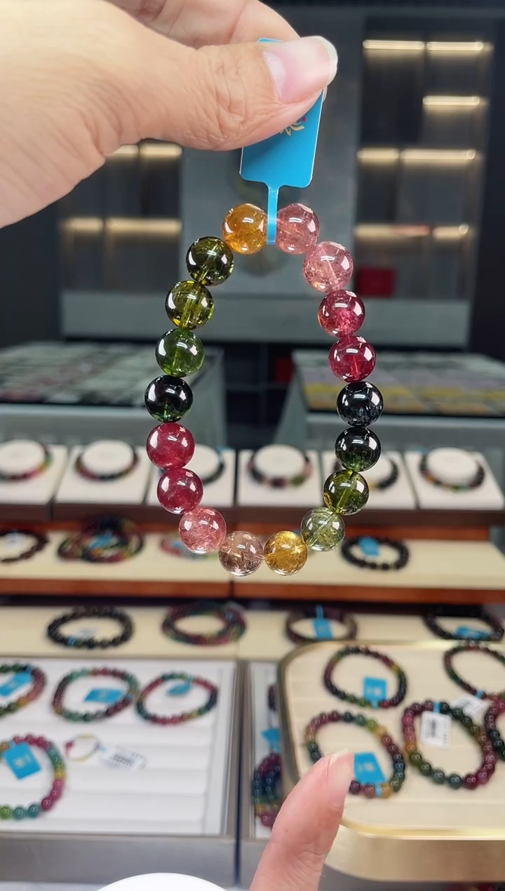 【闪购商品】碧玺单圈手串未镶嵌（多样性发一条）Q