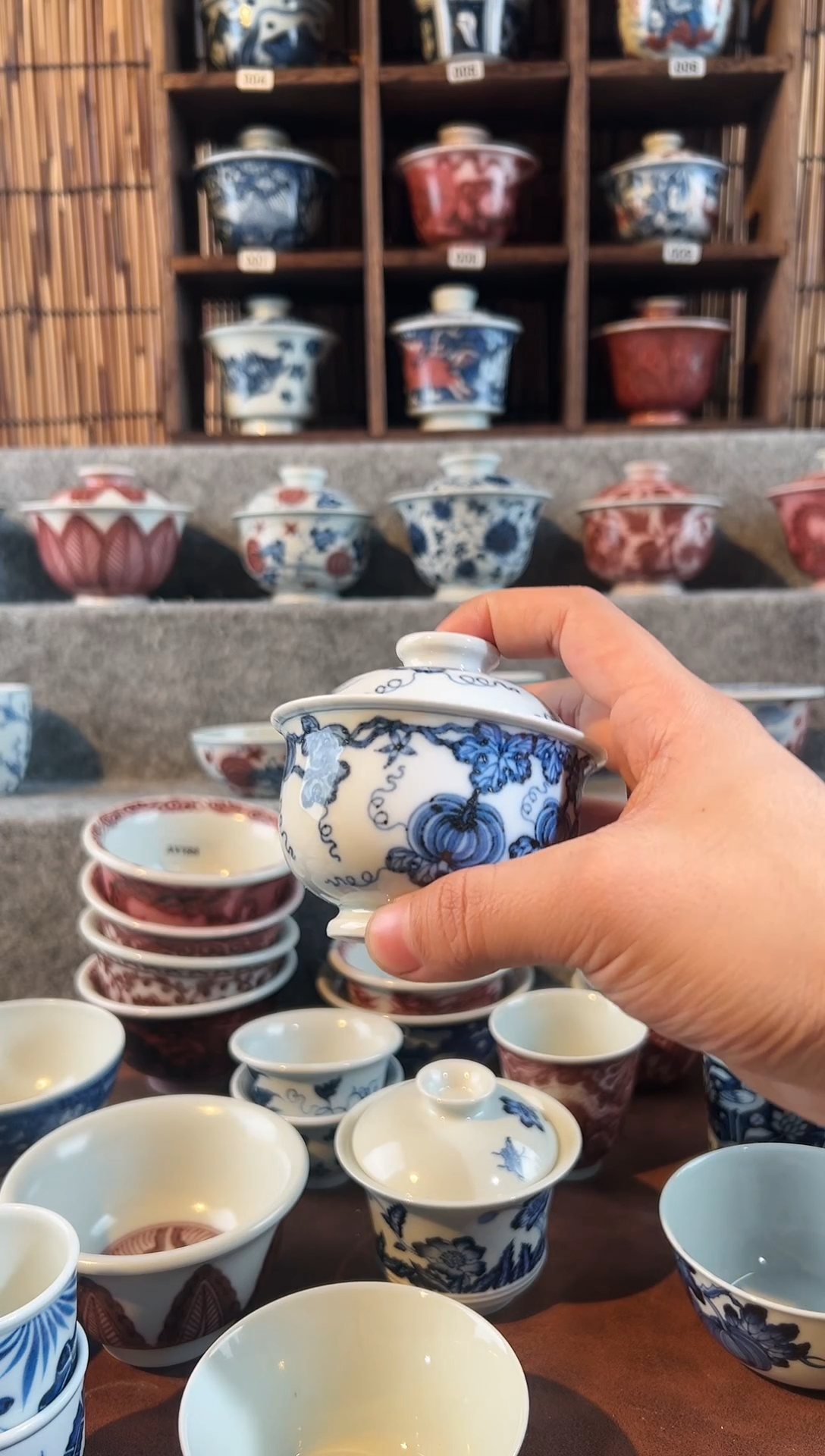 【闪购商品】天禄言瓷西瓜盖碗