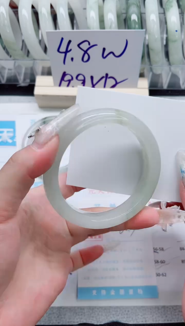 【闪购商品】石英质玉手镯未镶嵌A203-60.3