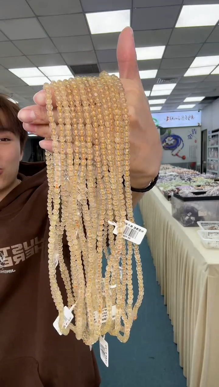 未镶嵌手串发晶01-周年庆维纳斯细发晶多圈6m(多样性发其一）