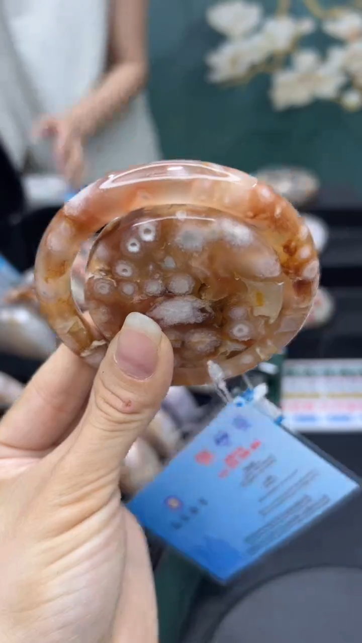 【闪购商品】石英质玉手镯未镶嵌A760(56圈赠送镯心)