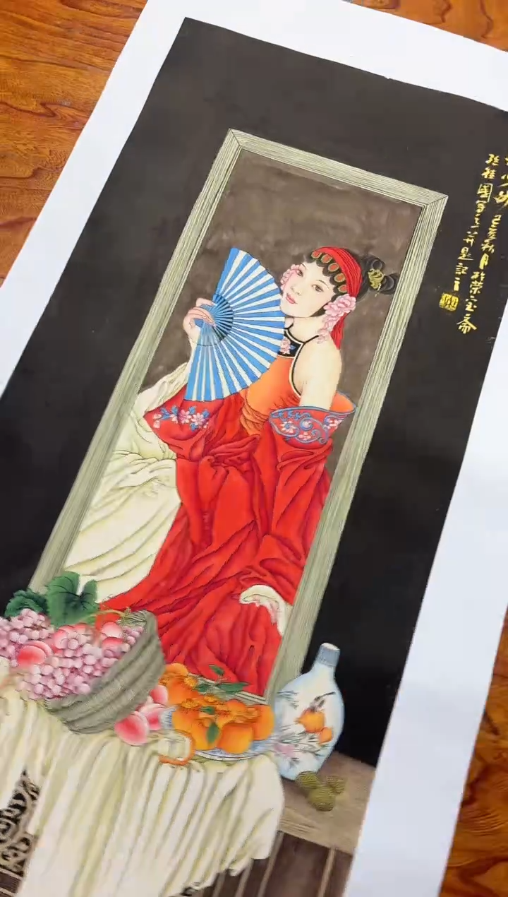 【闪购商品】国画孙桂国老师字画带亲笔合影证书2-96