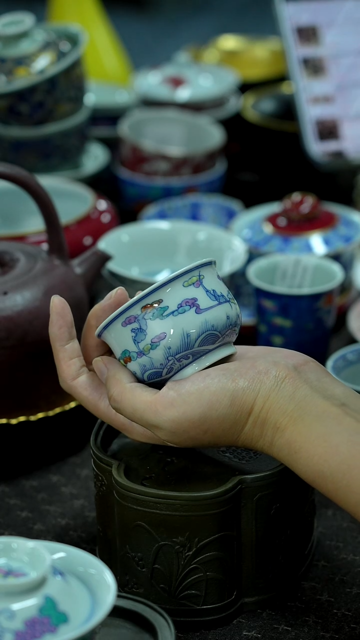 搬迁完毕 景德镇手绘茶具福利