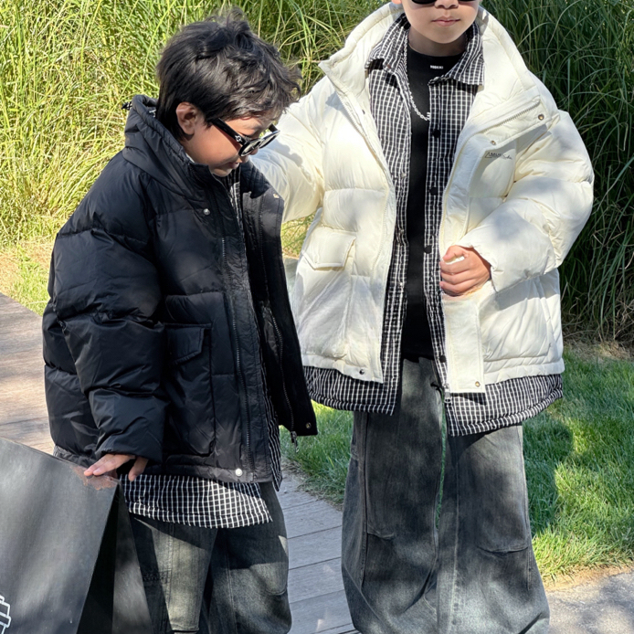 中大童羽绒服冬季新款90白鸭绒洋气男女2025年款衣服儿童11281