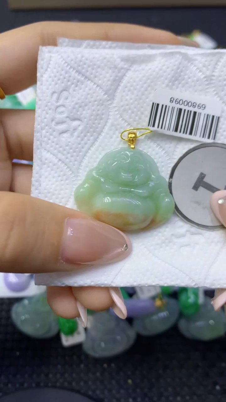 颈饰未镶嵌翡翠天然缅甸翡翠A货