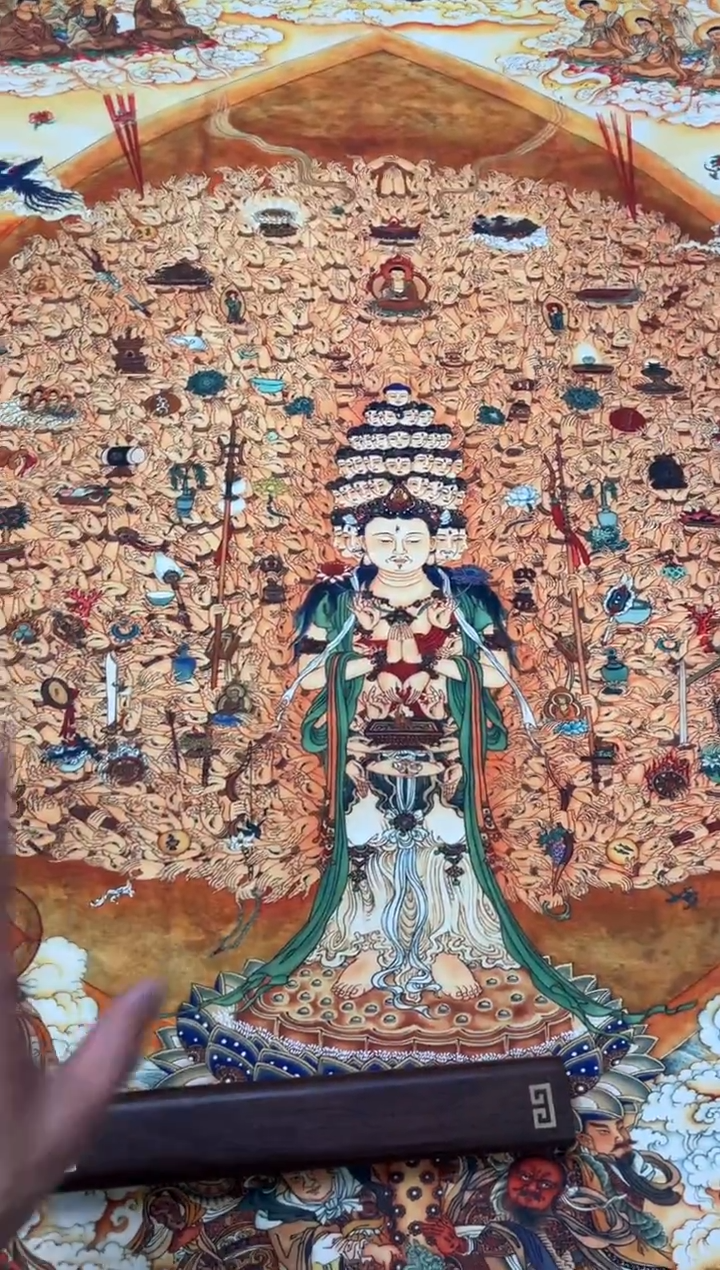 卷轴画老三的唐卡tk16