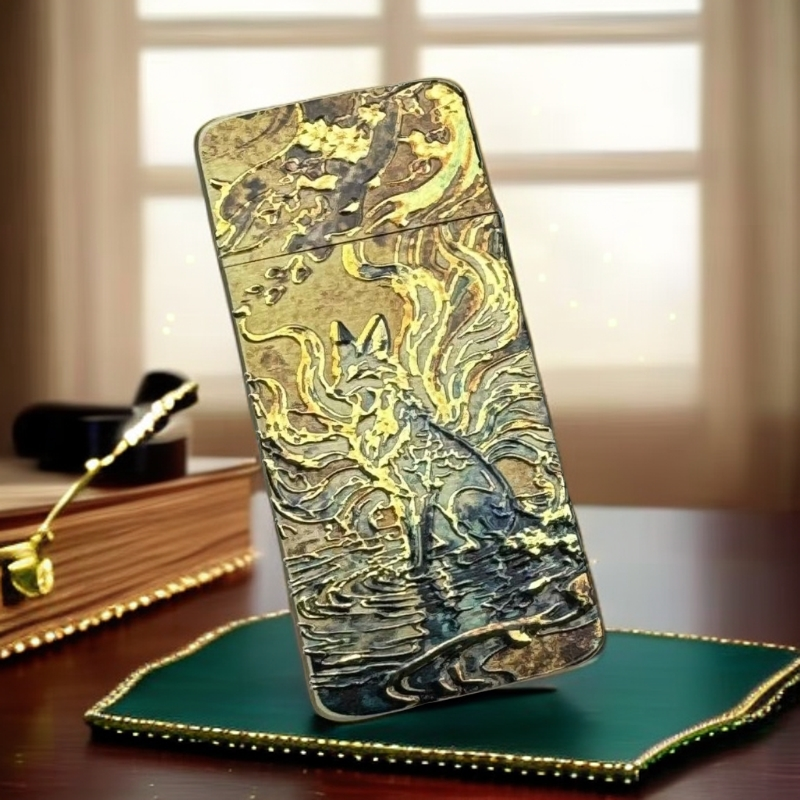 青丘九尾鸾金超薄防风煤油机