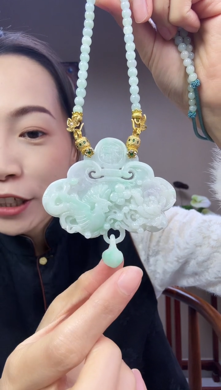 【闪购商品】翡翠颈饰未镶嵌特色原创翡翠颈饰