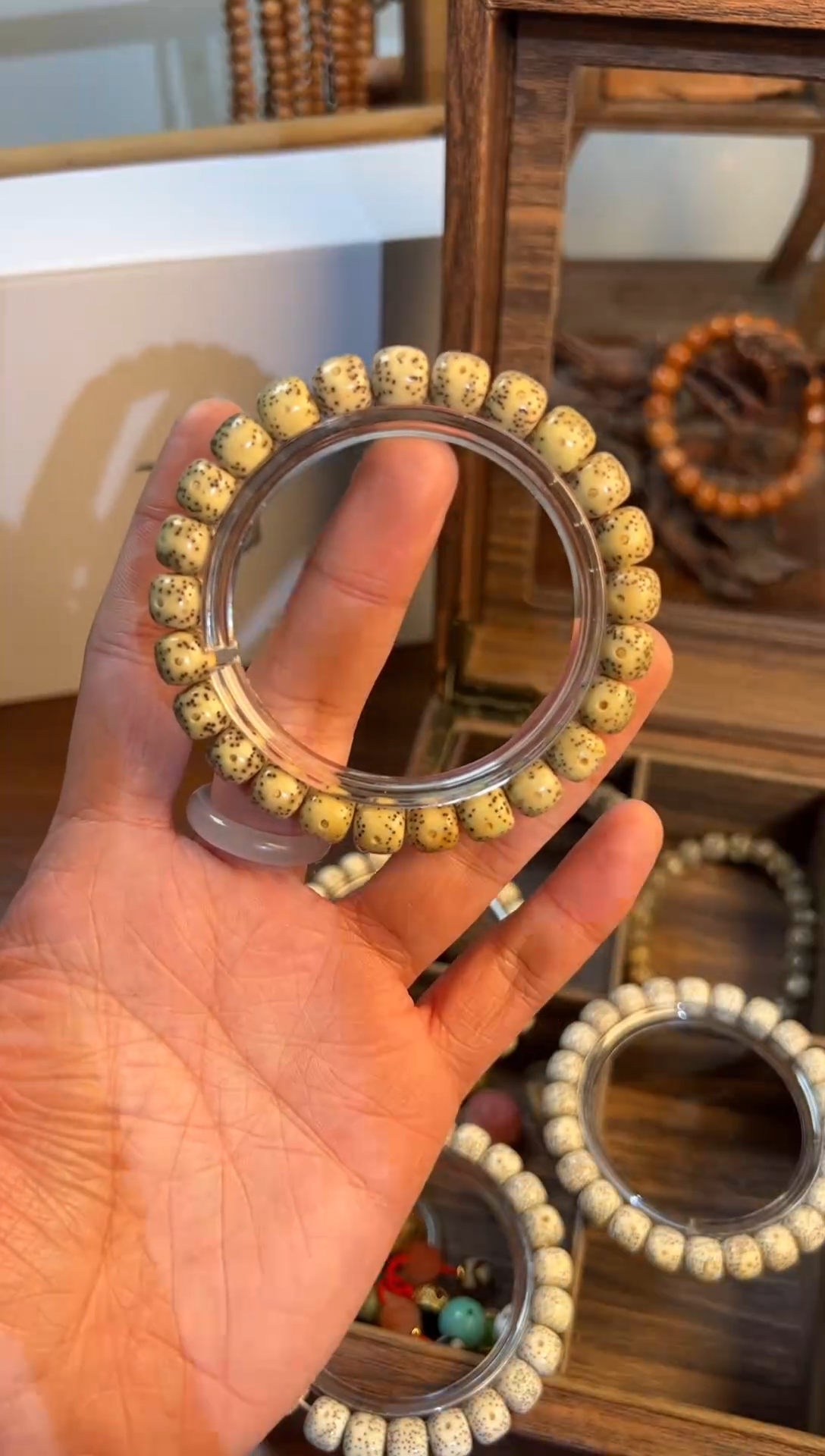 手串星月菩提黄金瞳40