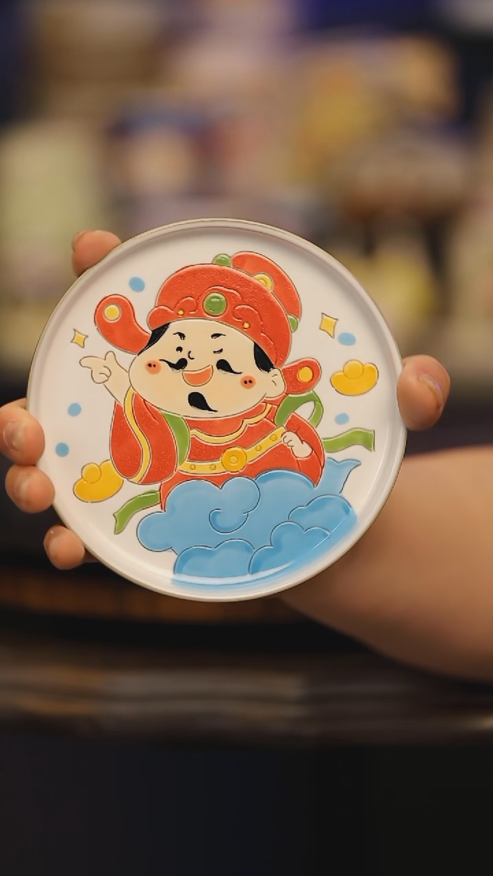 【闪购商品】摆件景德镇釉下彩绘设计师款式陶瓷