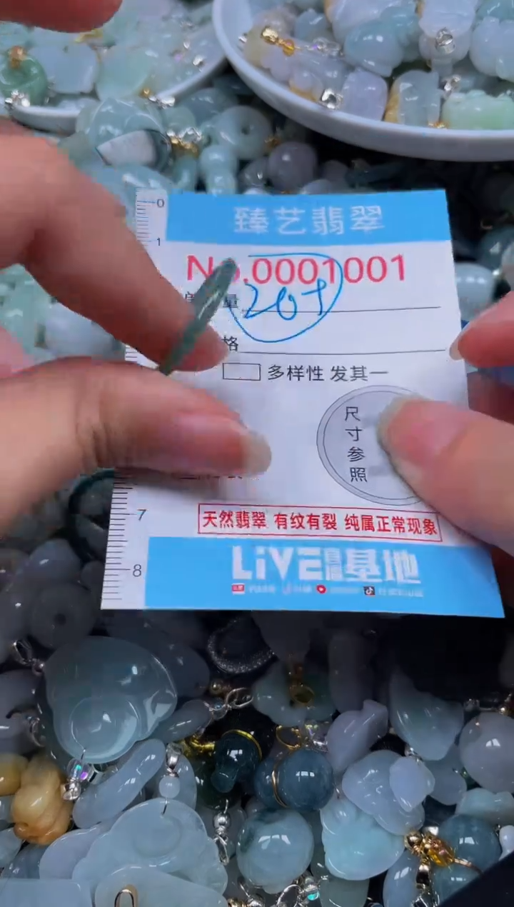吊坠(不含链)未镶嵌翡翠1001