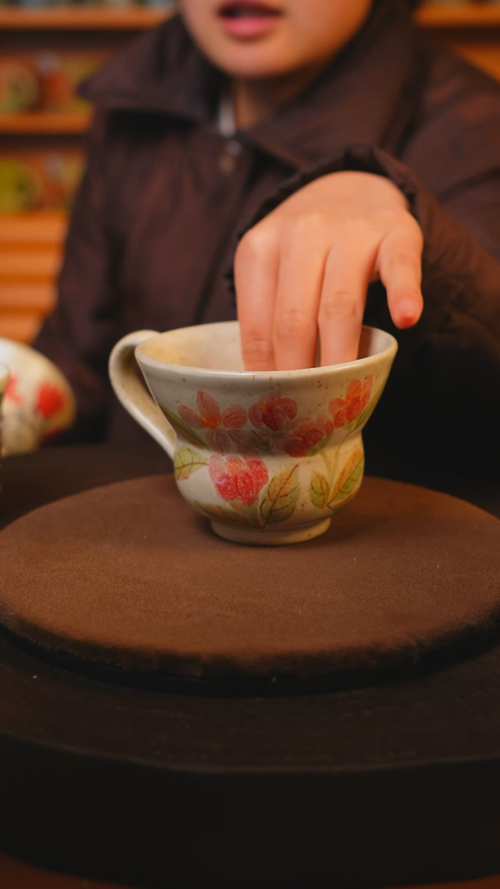 【闪购商品】瓷片景德镇手绘瓷器高温釉下彩--