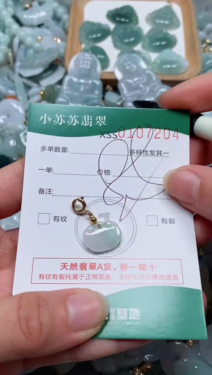 【闪购商品】翡翠颈饰未镶嵌闪购商品0107204