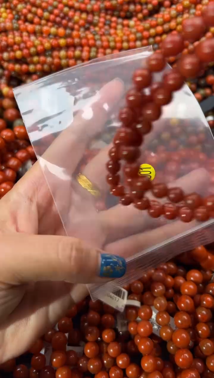 未镶嵌手串南红玛瑙6+