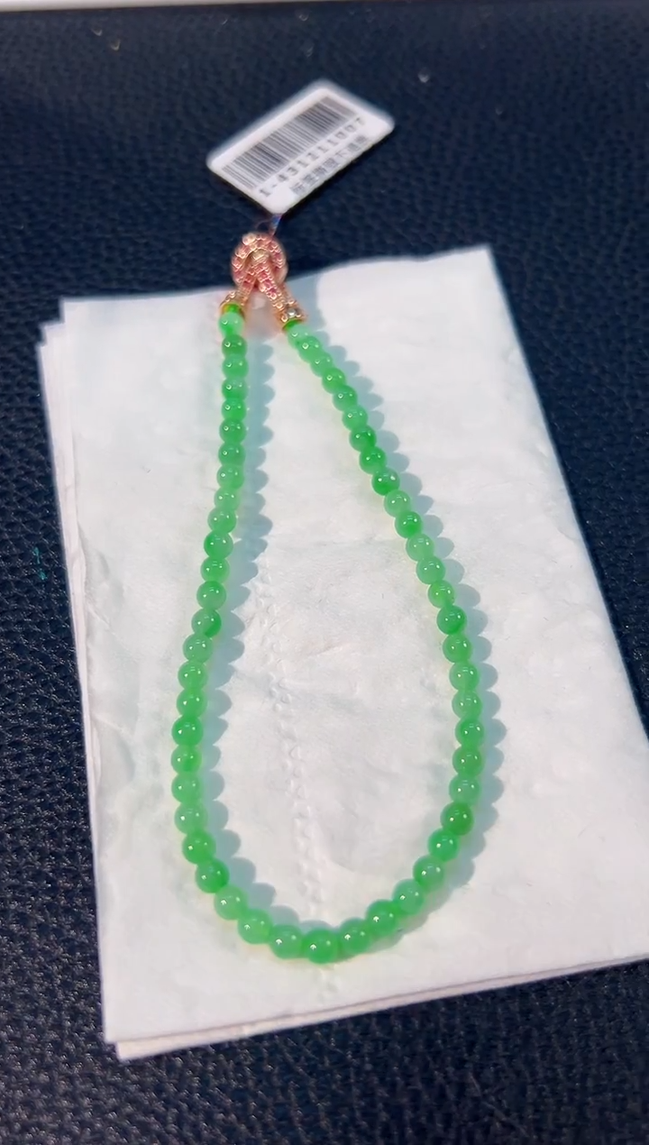 颈饰未镶嵌翡翠 缅料A货/支持复检/一件