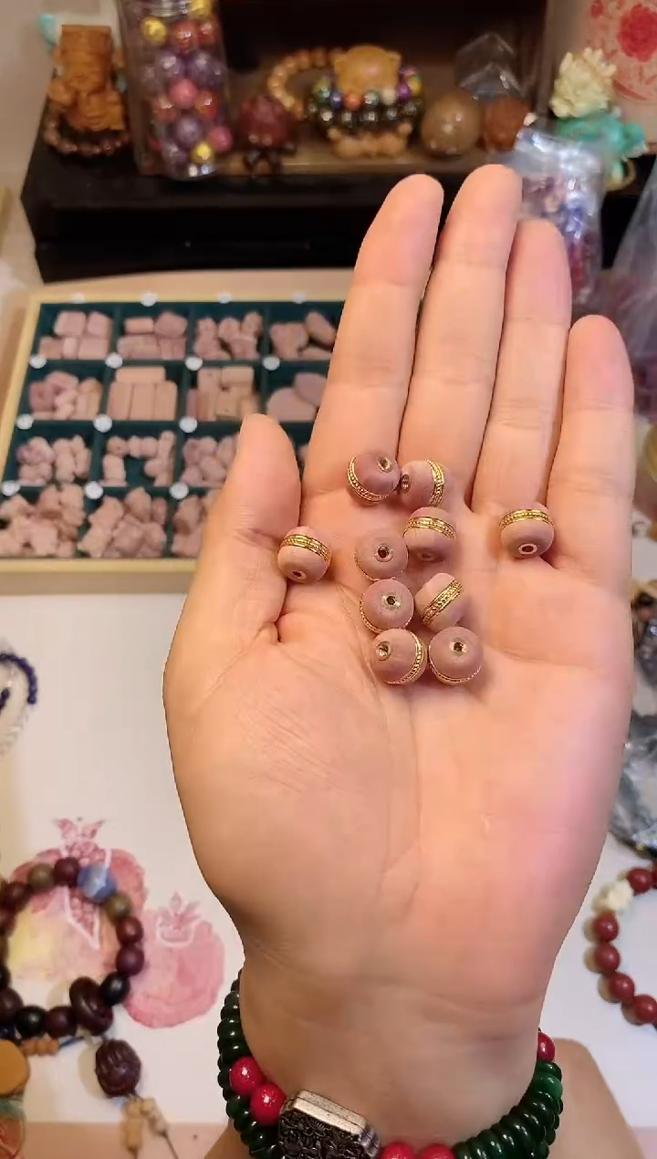 非洲檀香手串/手链血柏汉堡珠发2