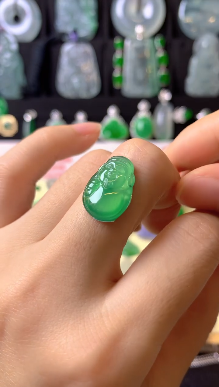 【闪购商品】定制翡翠未镶嵌1裸玉（客户意向镶嵌）