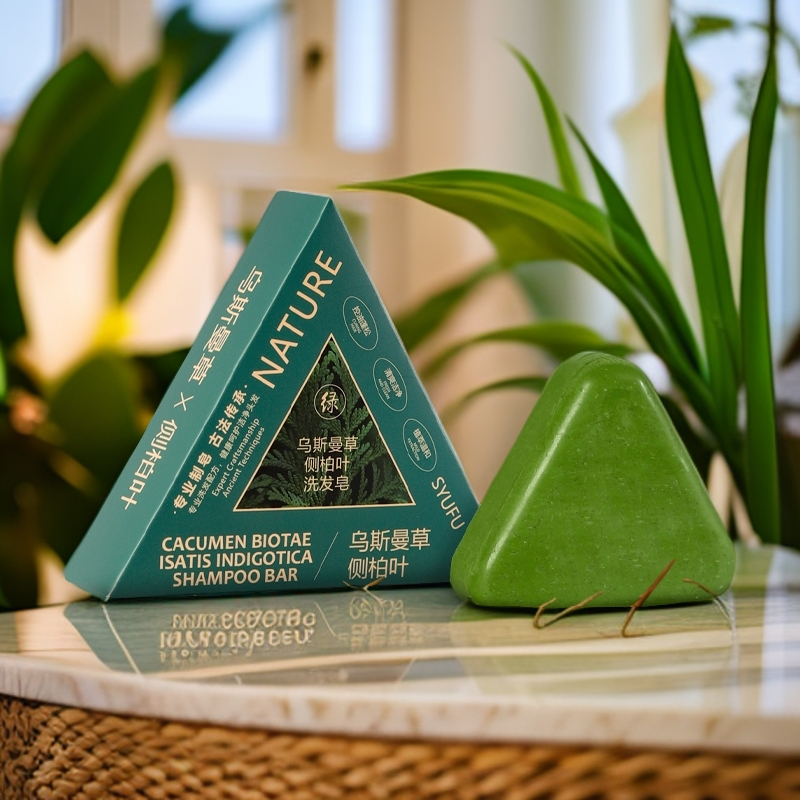 七绿洗发皂【养发护发】乌斯曼草侧柏叶植物草本手工皂无硅油120g