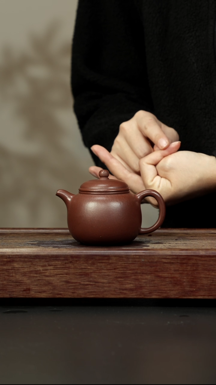 茶壶紫砂老紫泥 小匏樽 170cc左右