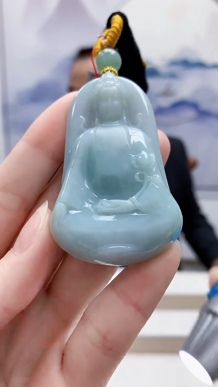 未镶嵌定制翡翠4957ry-毛货挂件29