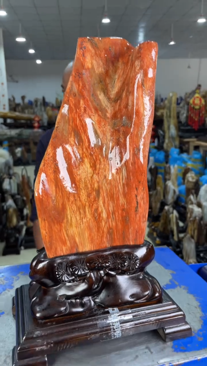 【闪购商品】硅化玉摆件未镶嵌39