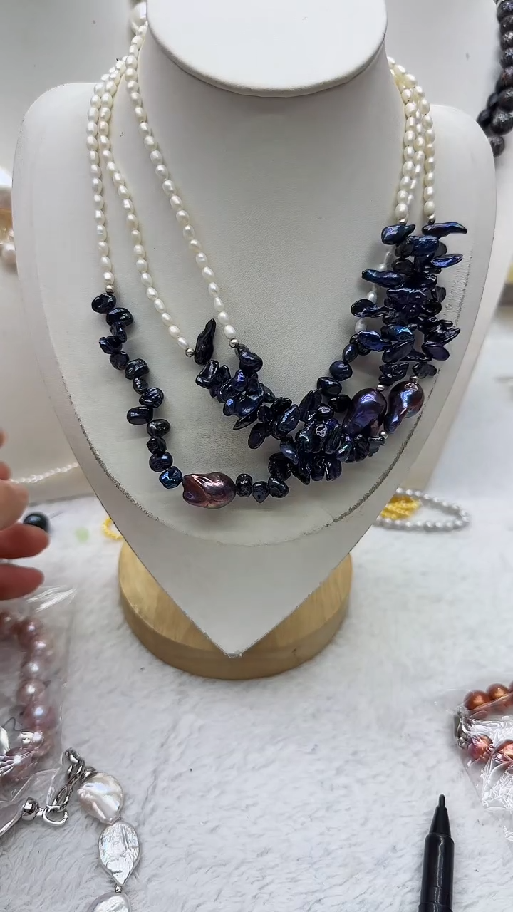 淡水珍珠未镶嵌套链41