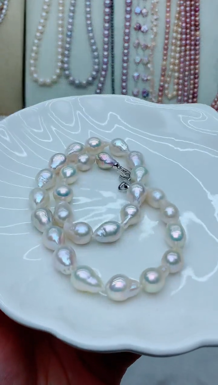 未镶嵌耳饰淡水珍珠迪*～多样性发其一【非无瑕】