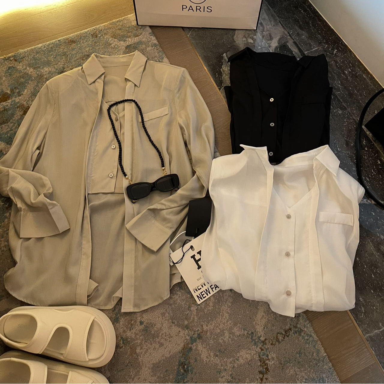 【寒泽自制】100莱赛尔垫肩衬衫56101-xx